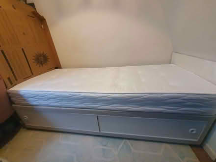 Photo of free Small single divan bed and mattress (South Kensington SW7) #1