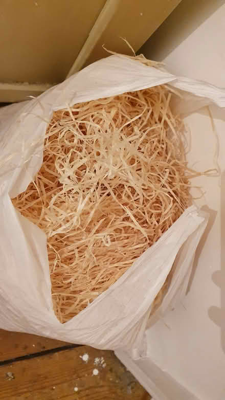 Photo of free 2 x Plastic Bags of Wood Wool (Camberwell Green) #1