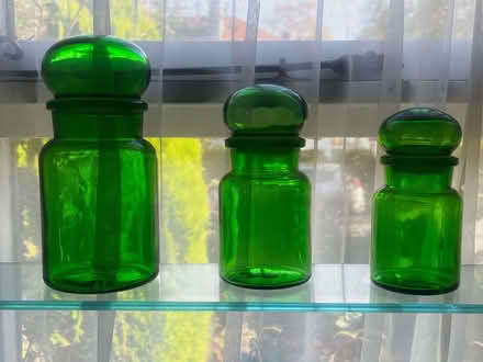 Photo of free Green container jars. (Comiston EH10) #1