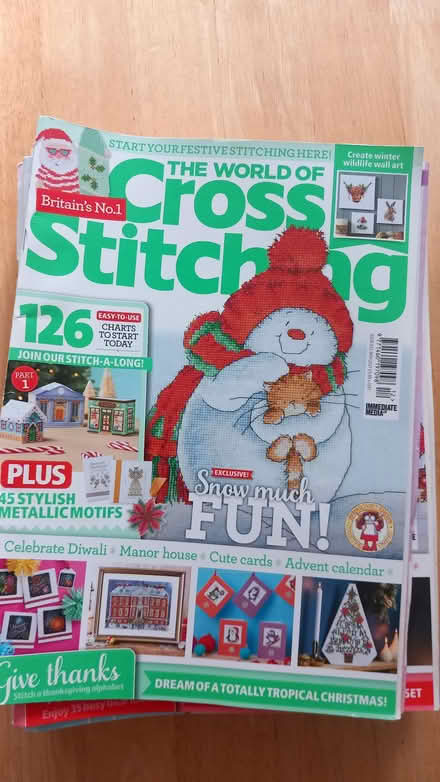 Photo of free Cross stitch magazines (Pendeen TR19) #4