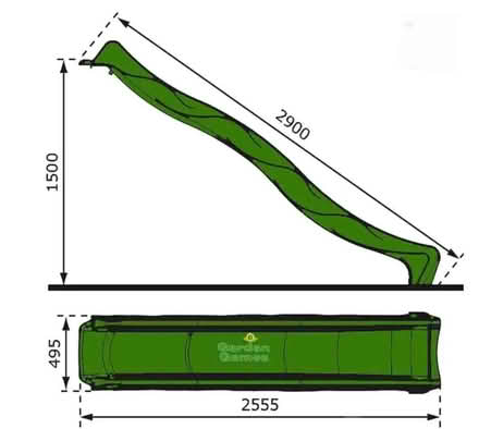 Photo of free Children's wavy slide (needs attaching to climbing frame) (Formby L37) #3