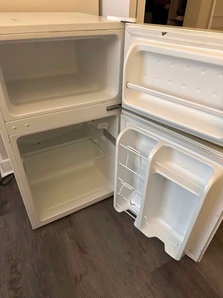 Photo of free Mini fridge + freezer (Lakeview) #2