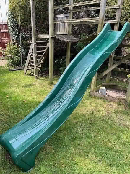 Photo of free Children's wavy slide (needs attaching to climbing frame) (Formby L37) #1