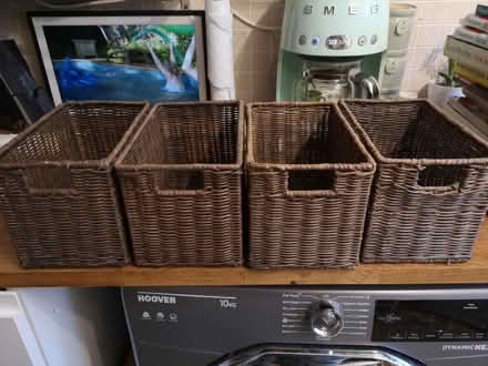 Photo of free 4 small Wicker baskets (Brighton Hill RG22) #1