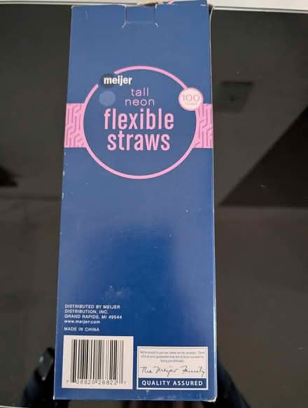 Photo of free Meijer Tall Neon Flexible Straws (Sylvan Township Near Chelsea) #2