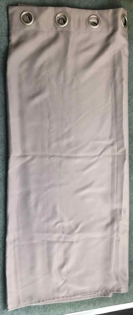 Photo of free Handmade Taupe Blackout Eyelet Curtain (Balham SW17) #3