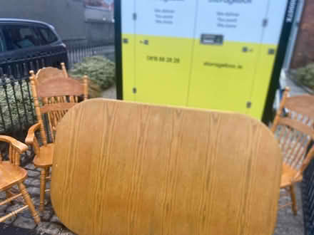 Photo of free Oak table and chairs (Dublin) #1