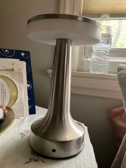 Photo of free Two Silvertone Touch lights Gift (Englewood) #2