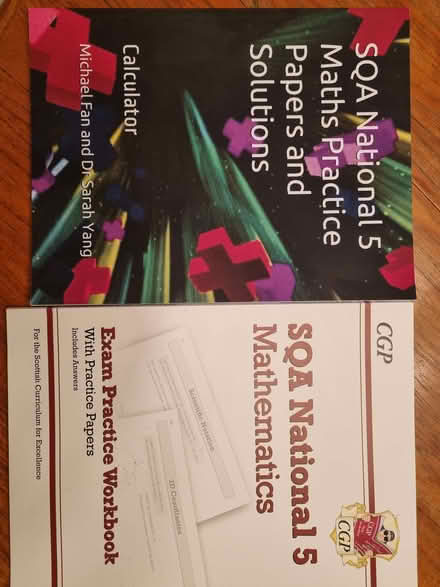 Photo of free SQA Nat 5 Maths books (AB21) #1