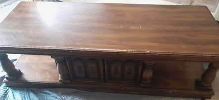 Photo of free Vintage Oak Coffee Table w/Storage (East San Rafael) #1