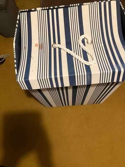 Photo of free Wilko fabric laundry basket (corley) #2