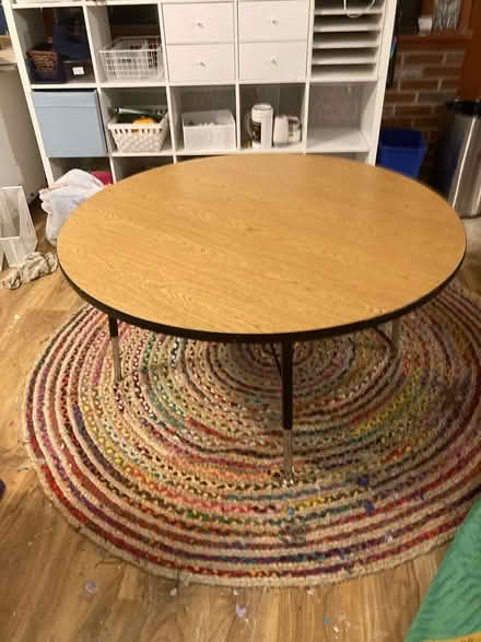 Photo of free 48” kids table with four chairs (West Friendship) #1