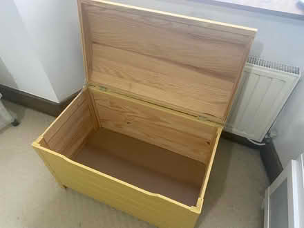 Photo of free Pine storage box / chest yellow (Kendal LA9) #2