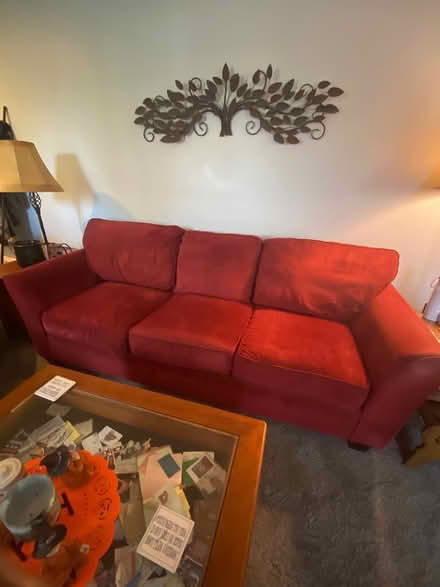 Photo of free Sofa and Loveseat (Bordentown Twsp) #4