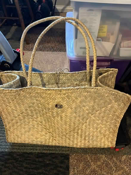 Photo of free Large straw bag (Oceanport) #1