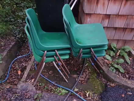 Photo of free Old village hall chairs (Bath & North East Somerset) #2