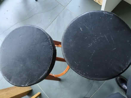 Photo of free 2 x kitchen counter stools (Larkhall) #2