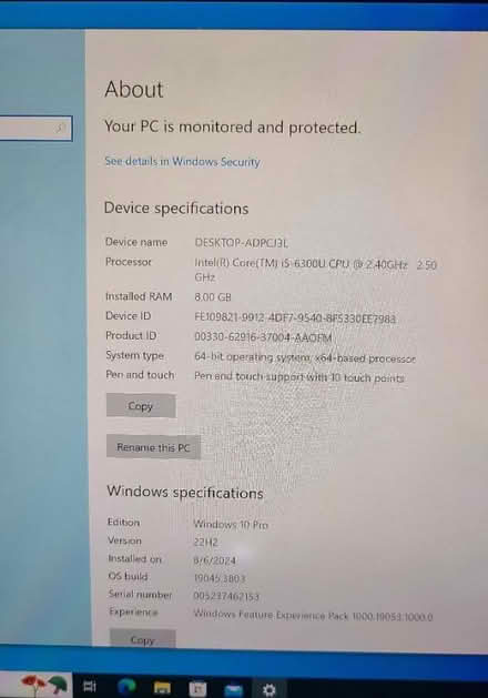 Photo of free Surface Pro 4 (Touch Screen Damage) (Foggy Bottom) #3