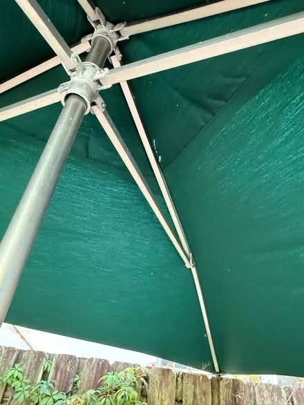 Photo of free Yard umbrella with stand (Sunrise) #3