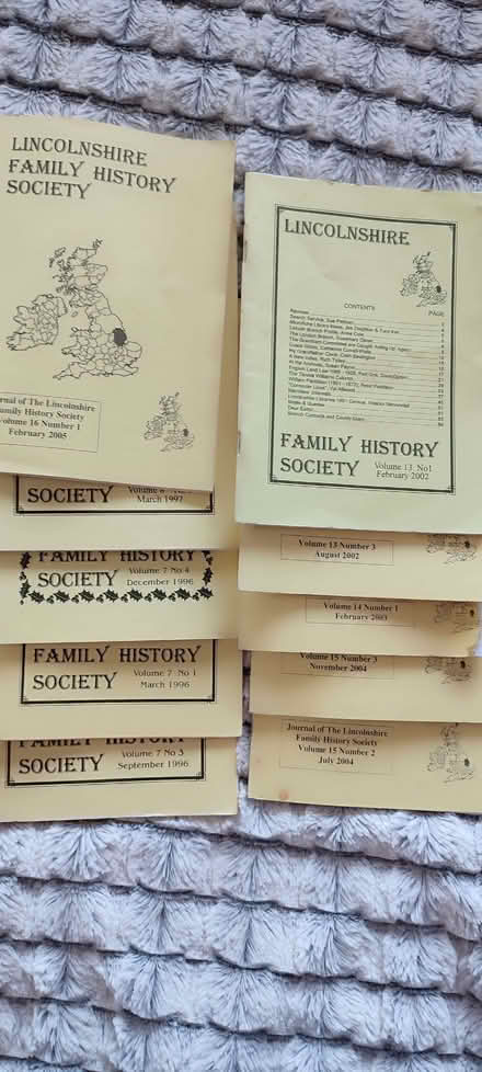 Photo of free Lincolnshire family history journals (Hinckley LE10) #1