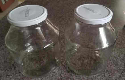 Photo of free Two big glass jars -1.7 l (Etobicoke (Kipling /Eglinton)) #1