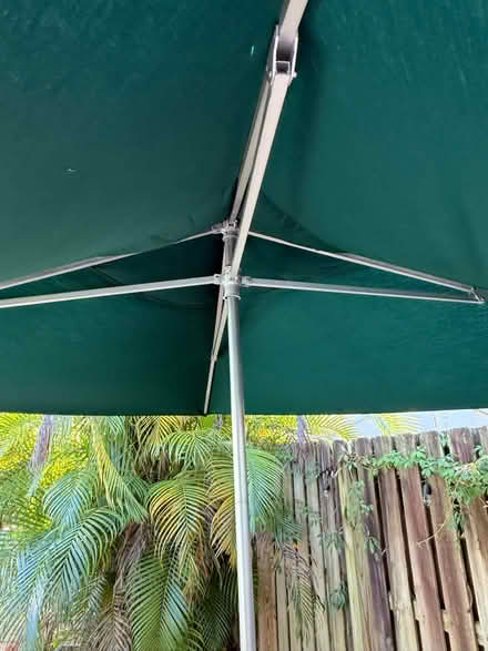 Photo of free Yard umbrella with stand (Sunrise) #2