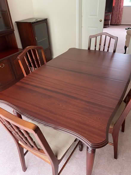 Photo of free Dining table and 6 chairs (Noctorum CH43) #1