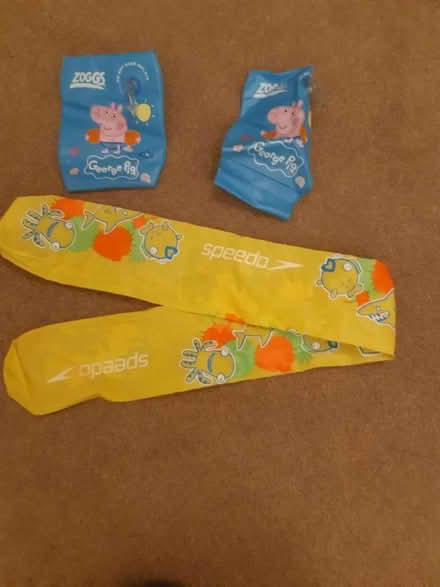 Photo of free Zoggs' armbands and speedo inflatable "noodle" (Clapham MK41) #1