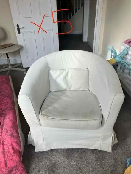 Photo of free 4x Light Cream armchairs (City of Bristol BS6) #1