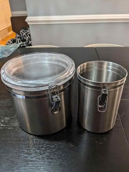 Photo of free Metal Canisters (Broadview) #1