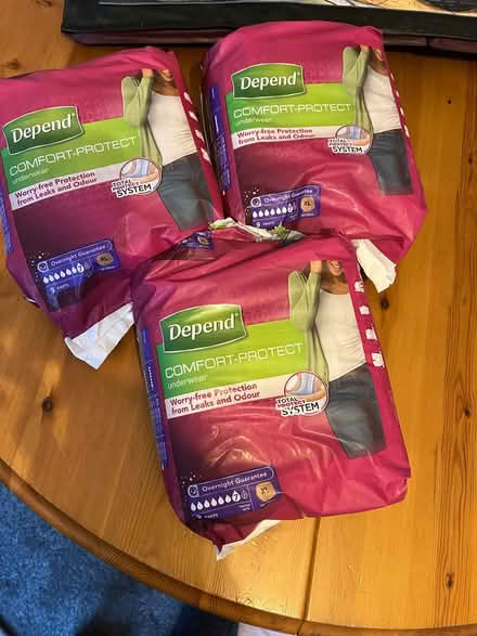 Photo of free Ladies incontinence products (Littlehampton) #3