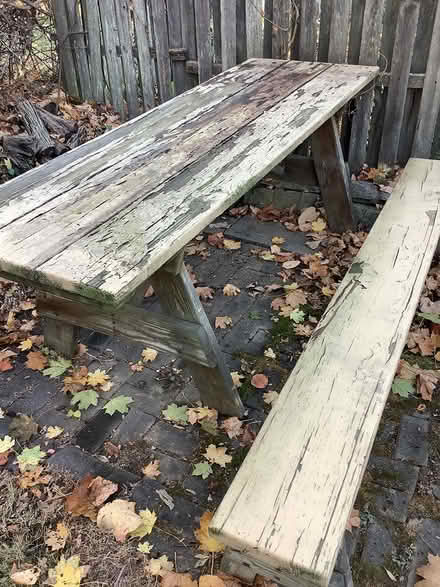 Photo of free Picnic table (Rutledge, Delaware County) #3