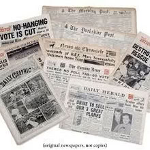 Photo of Newspapers & old wallpaper rolls (Wigston LE18) #2