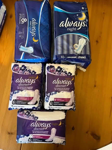 Photo of free Ladies incontinence products (Littlehampton) #2