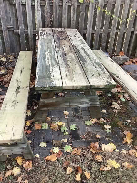 Photo of free Picnic table (Rutledge, Delaware County) #1