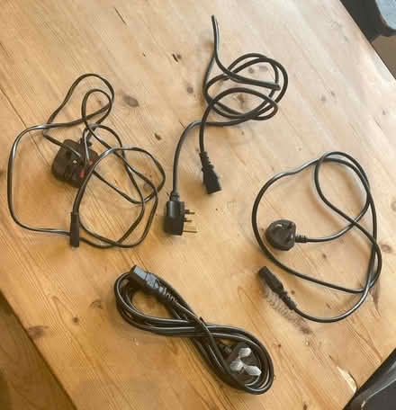 Photo of free Household Cables (x3 Kettle Leads/x1 two-pin cable) (Grange CH48) #1