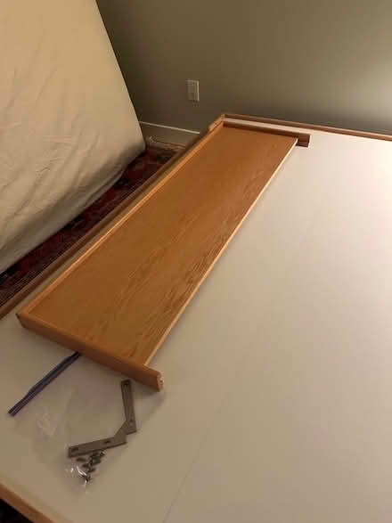 Photo of free Full sized bed frame (South Amherst) #3