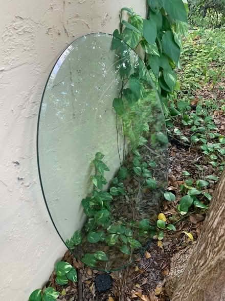 Photo of free Round glass table top (Pompano Beach) #1