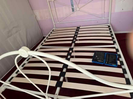 Photo of free Double bed frame (Wembley) #2