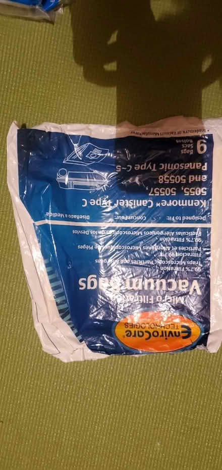 Photo of free Panasonic vacuum cleaner bags (Upper West Side, 108/Broadway) #2