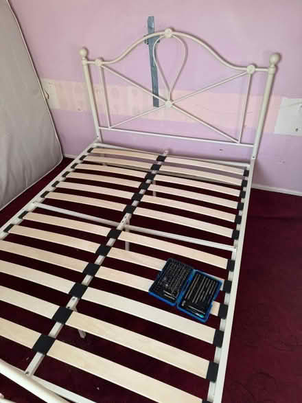 Photo of free Double bed frame (Wembley) #1