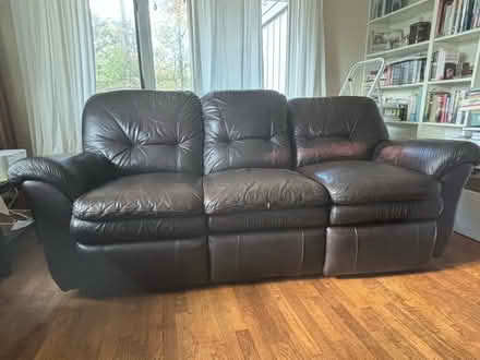 Photo of free Leather recliner sofa (Hwy 170) #1