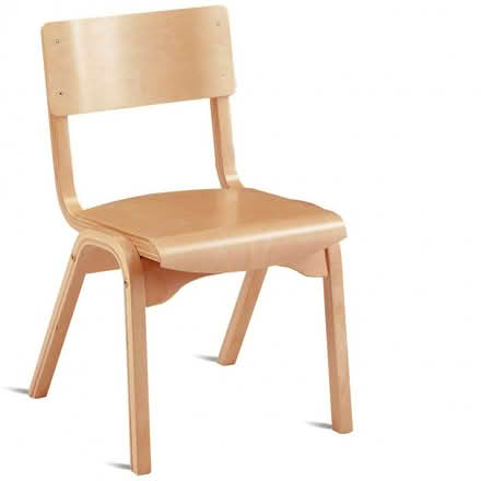Photo of Wooden School Chair For Desk (DA5) #1