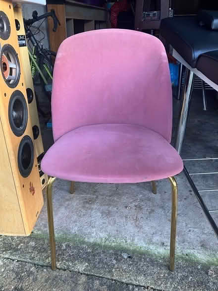 Photo of free 2x pink plush chairs (Southmead BS7) #1