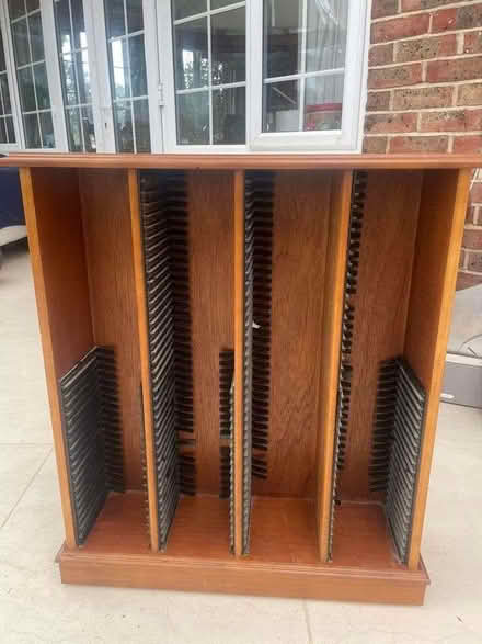 Photo of free Solid wood CD rack (could be repurposed) (Padgham Corner TN21) #1