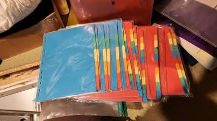 Photo of free Cardboard file dividers (Great Lever Bolton BL3) #1