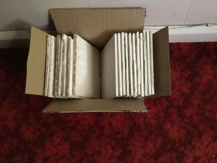 Photo of free Box of Used White Tiles (CT2) #1