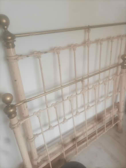 Photo of free Cast Iron Double bed frame (Bray) #1