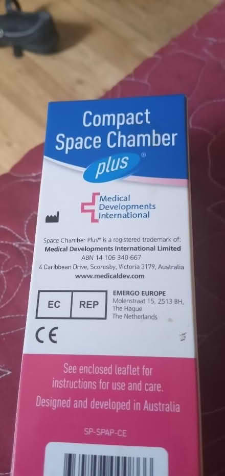 Photo of free Compact space chamber plus for blue inhaler (Whitehill GU35) #1