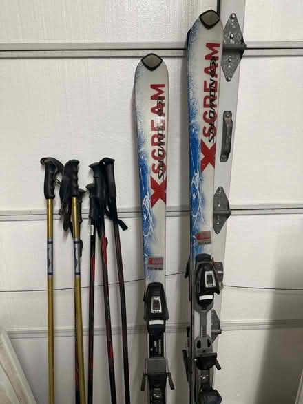 Photo of free Two sets skis & poles, ski boots (East Davis) #1